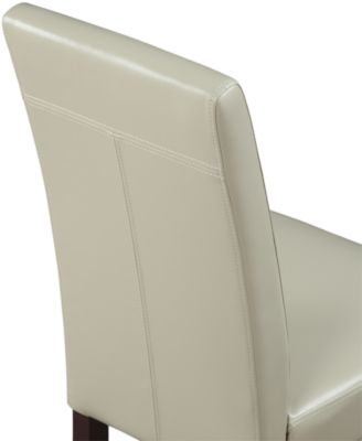 Avery Faux Leather Parson Chairs, Quick Ship (Set of 2)