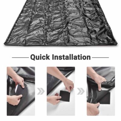 Garage Floor Mat Containment Mat for SUV Snow Mud Rain Compact Size 8'6"x20'