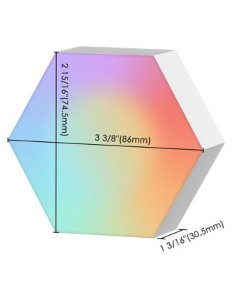 6 Pack Wi-Fi Smart LED Light Accessory Hexagon Lamp Voice Control DIY Home Gifts