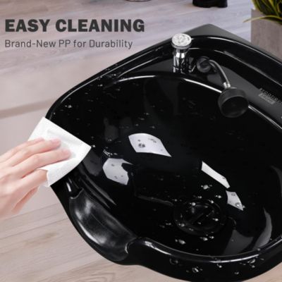Plastic Shampoo Bowl Hair Sink Barber Shop Beauty Salon Spa Equipment Hair Cut