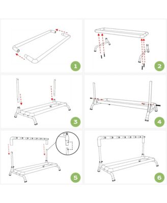 5 Five Holder Multi Guitar Folding Stand Band Stage Bass Acoustic Guitar Display Rack