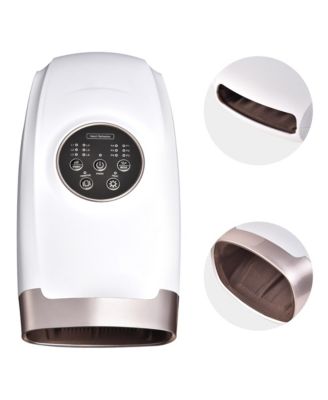 Hand Massager Air Compression Vibration Palm Wrist Heat 6 Modes & Intensities
