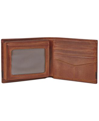 Men's Quinn Bifold With Flip ID Leather Wallet