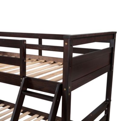 Twin Over Full Bunk Bed with Storage