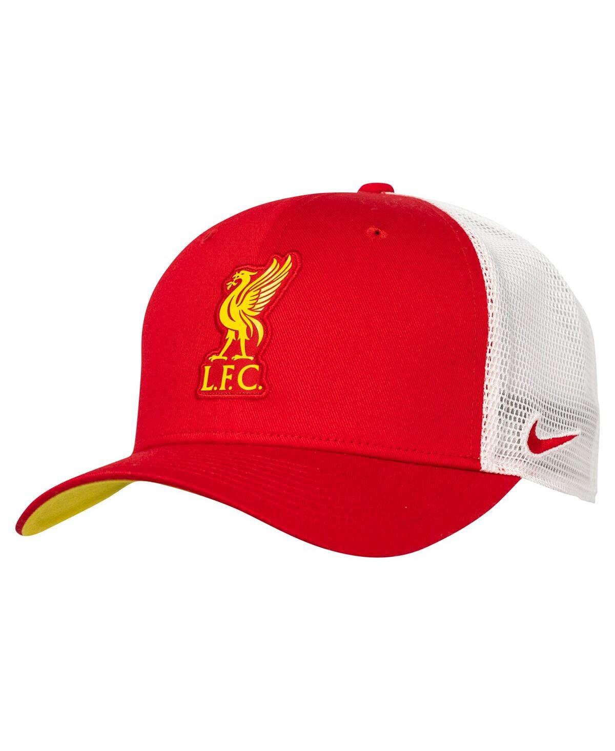 Men's Red Liverpool Classic99 Trucker Stretch-Snap Adjustable Hat - Red