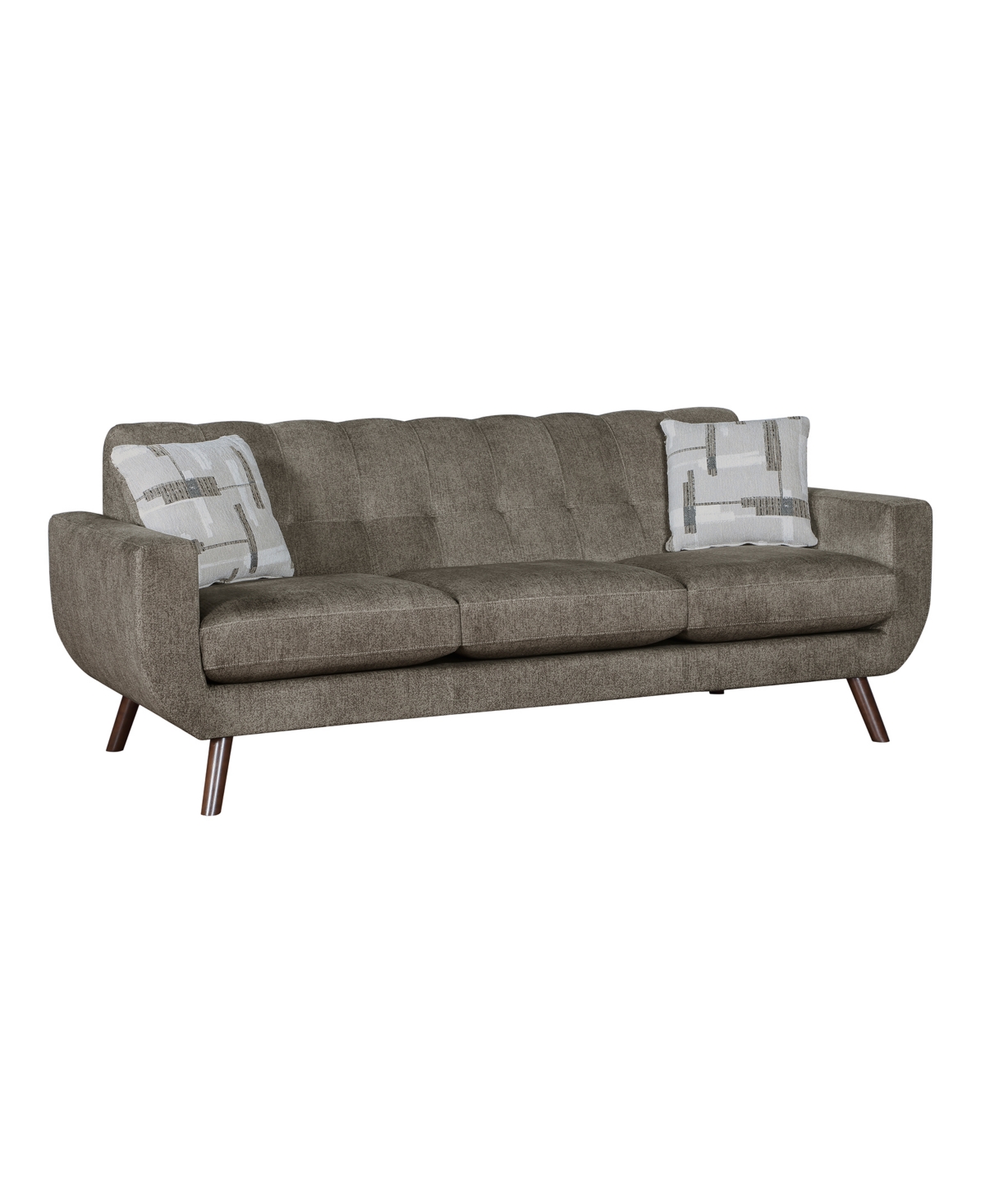 Homelegance White Label Lafael 87" Sofa In Brown