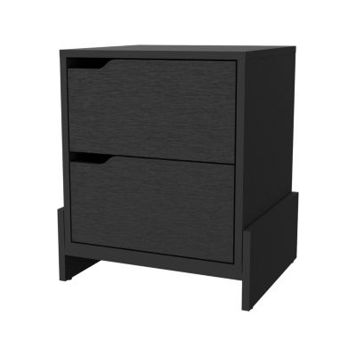 Lovell Nightstand with Sturdy Base and 2-Drawers