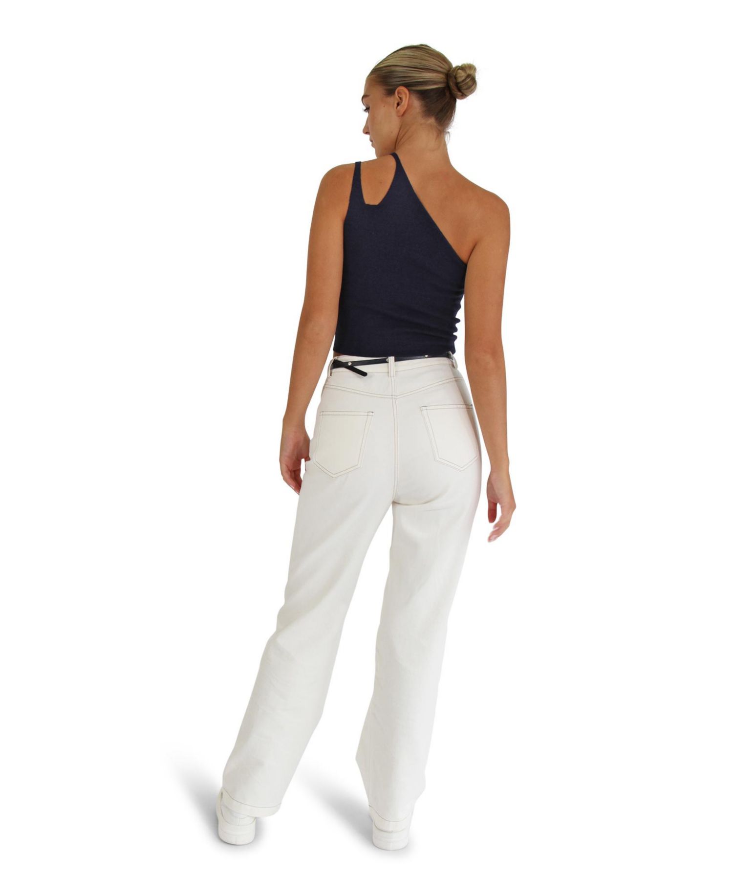 Women's Symphony Double Strap Knit Crop