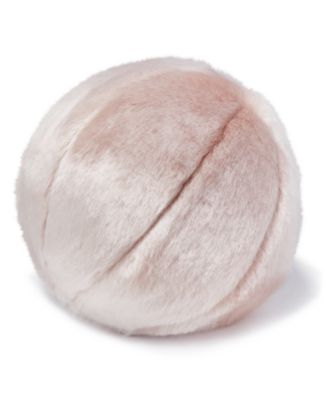 Hotel Collection - Lynx Personal Faux Fur Decorative Pillow, 10" Sphere, Created for Macy's