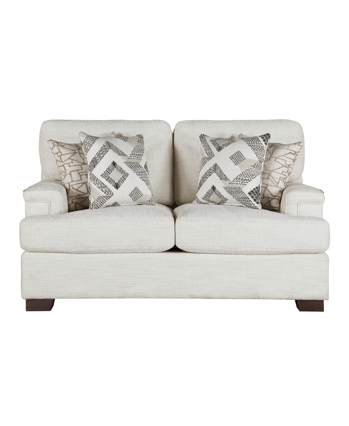 Homelegance White Label Casoria 66" Love Seat In Cream
