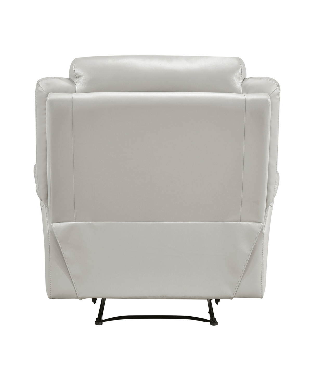 Shop Homelegance White Label Corvallis 40" Reclining Chair In Silver