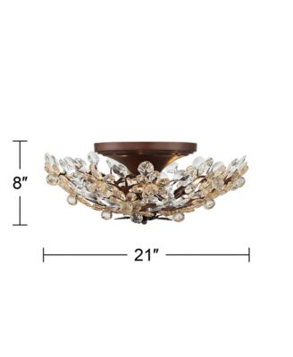 Blooms Semi Flush-Mount Ceiling Light with 5-Light Vintage Fixture