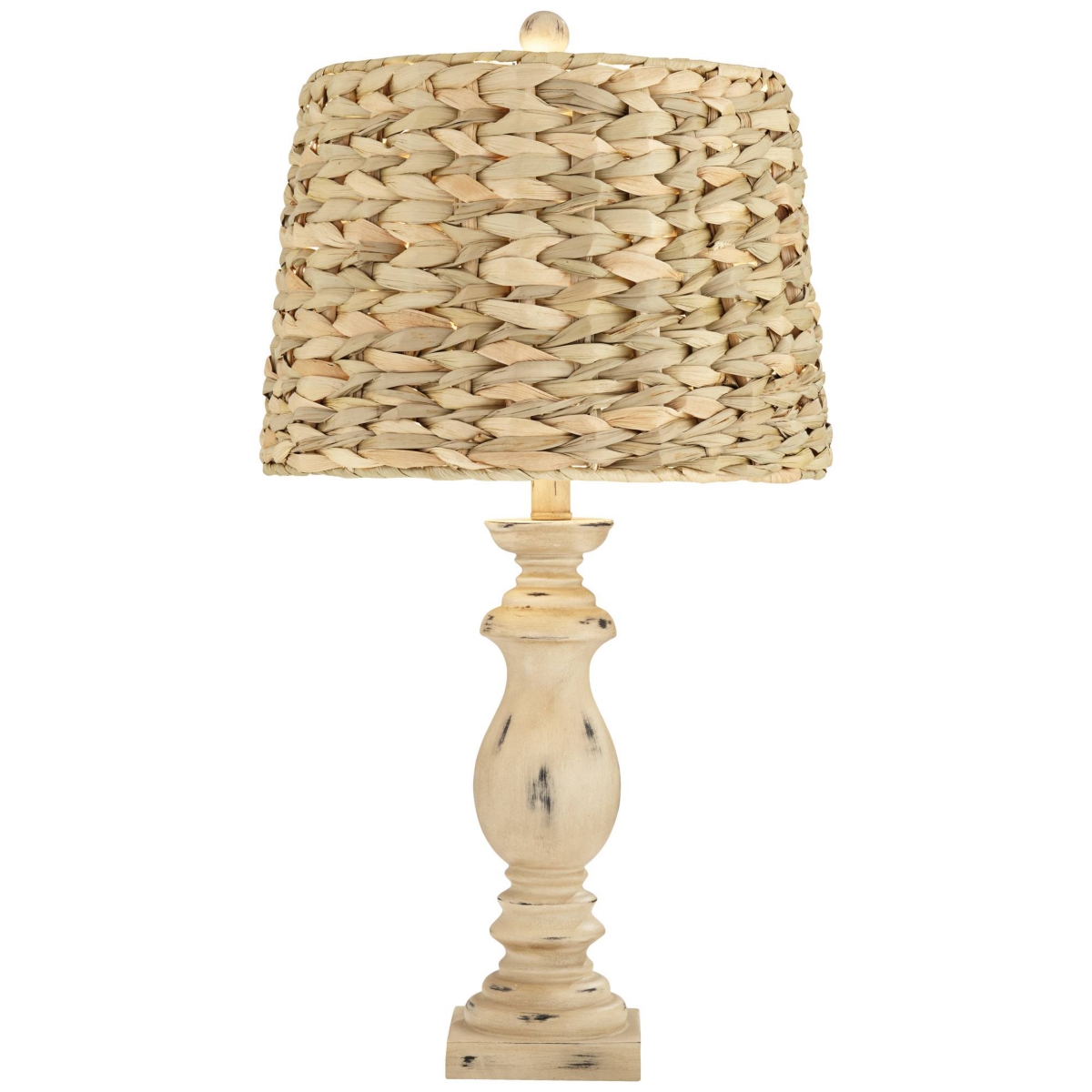 Carlisle Modern Coastal Cottage Tropical Table Lamps High Set of 2 Beige Sea Grass Tapered Drum Shade Decor for Living Room Bedroom House Bedsid