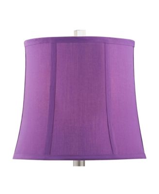 Bijoux Modern Table Lamp 25 1/2" High Multi Colored Stacked Gem Purple Shade for Bedroom Living Room Bedside Nightstand Office Family