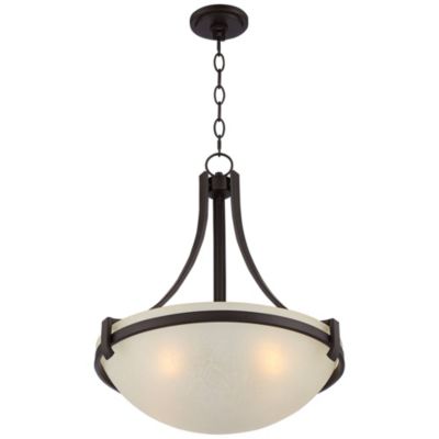 Mallot Pendant Chandelier with 4-Light Industrial Champagne Glass Bowl Shade Fixture