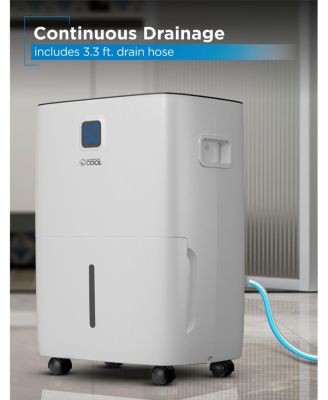 35 Pint Dehumidifier with Adjustable Humidistat, Portable, Home & Kitchen, Basement Use, 3000 Sq. Ft.