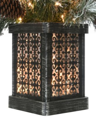 Snowy Bedford Pine Entrance Tree 4 ft.