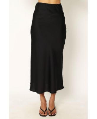 Women's Nellie Satin Midi Skirt