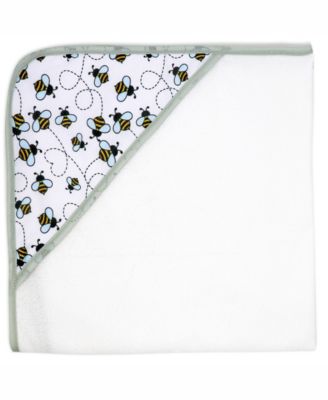 Boys and Girls 2 Pack Embroidered Hooded Bath Towel and Wash Cloth Set