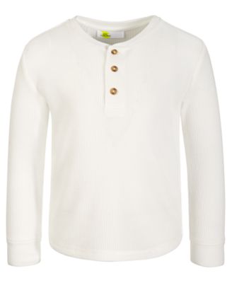 Epic Threads - Toddler Boys Solid-Color Thermal Henley Shirt