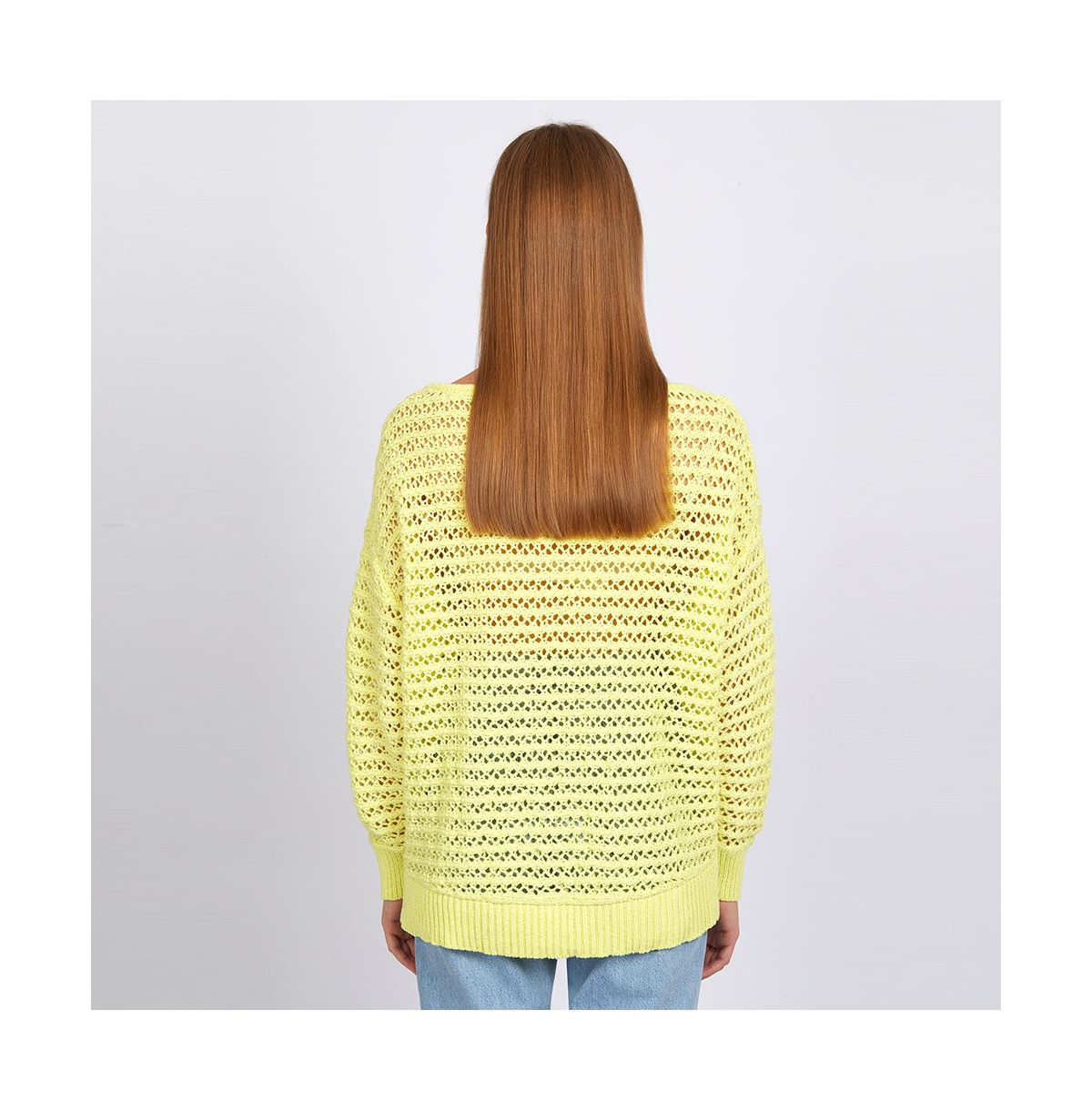 525 Women's Cindy Wide Neck Open Stitch Pullover