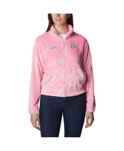 Женские куртки Columbia Women's Pink Seattle Kraken Fire Side Full-Zip Jacket