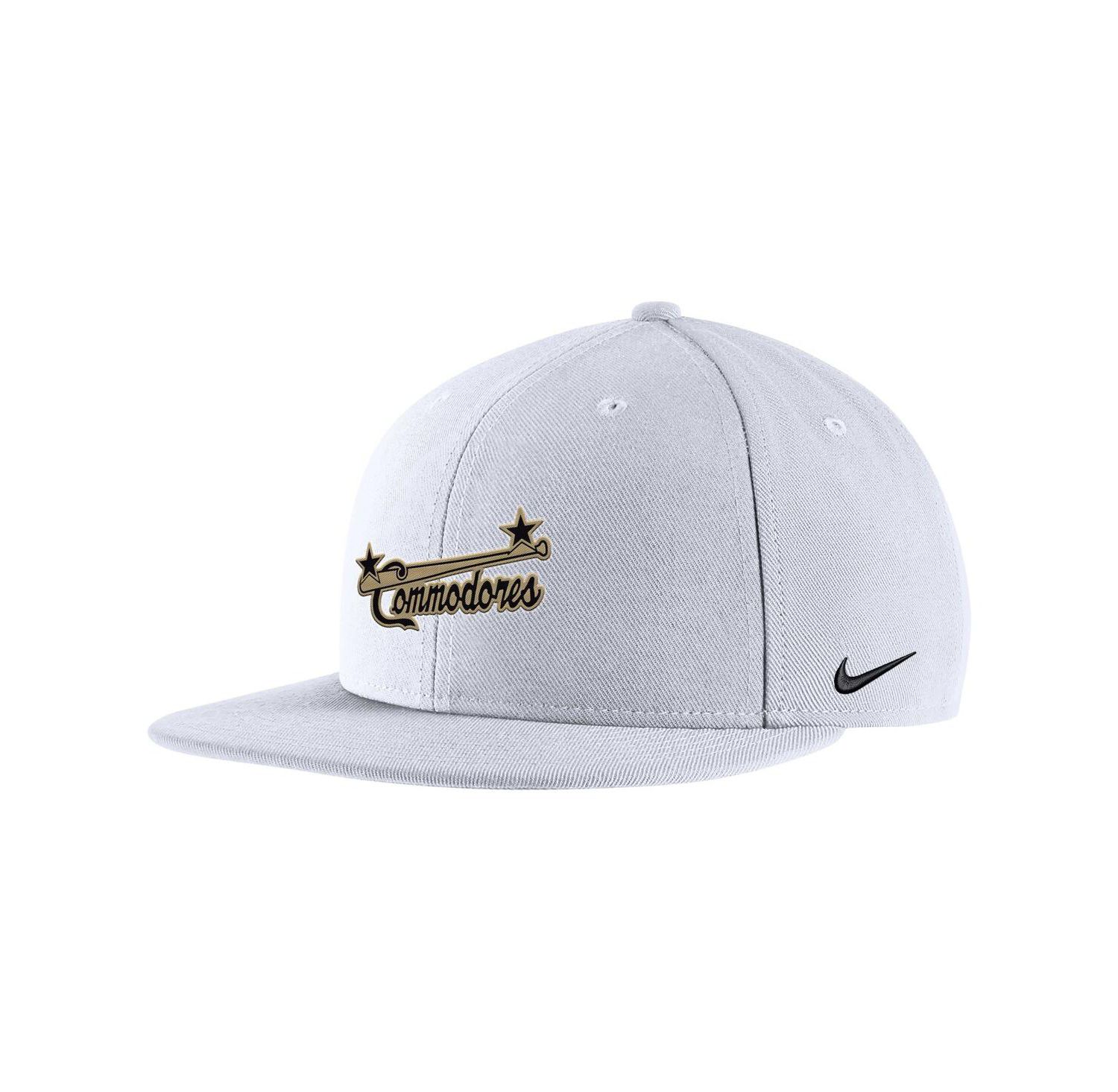 Men's White Vanderbilt Commodores Vault Pro Snapback Hat