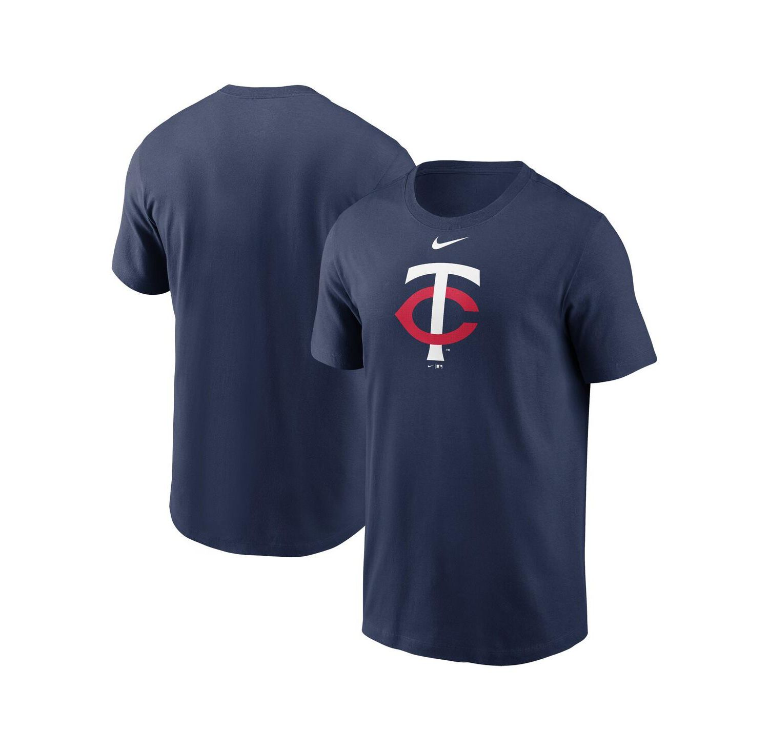 Men's Navy Minnesota Twins Fuse Logo T-Shirt
