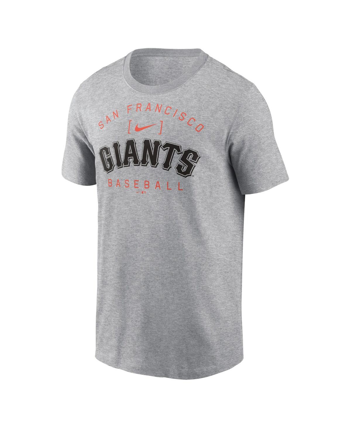 Nike Men'sSan Francisco Giants Home Team Athletic Arch T-Shirt - Heather Gray