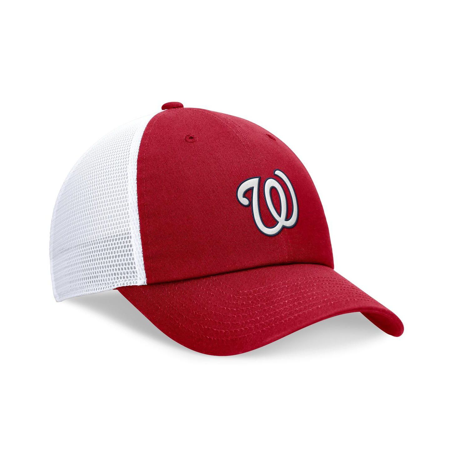 Мужская кепка Nike Red Washington Nationals Club Trucker Adjustable Hat — фото 2