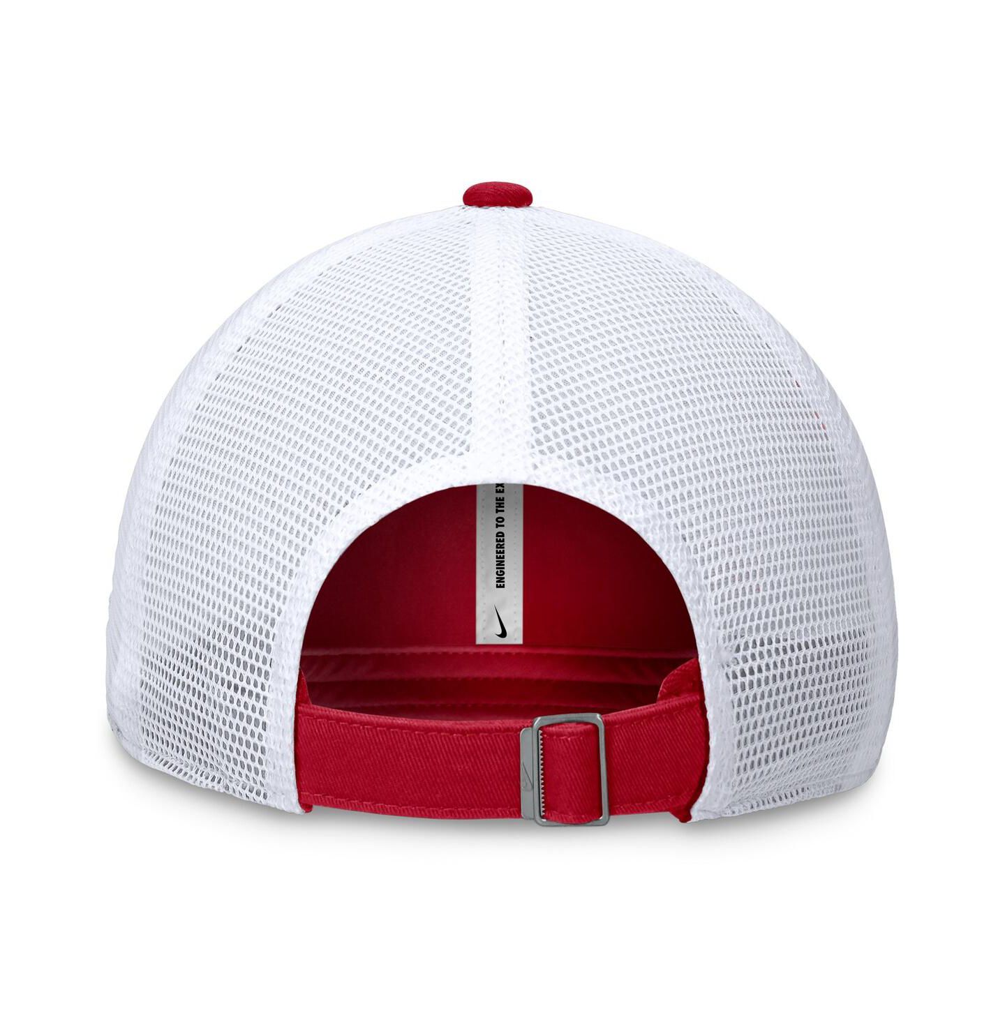 Мужская кепка Nike Red Washington Nationals Club Trucker Adjustable Hat — фото 3