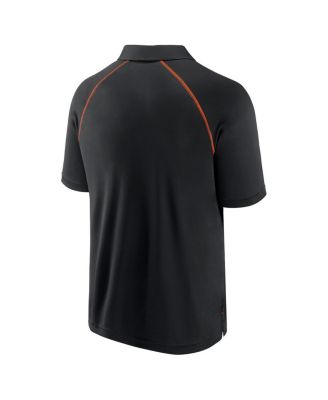 Men's Black San Francisco Giants Strong Alone Raglan Polo