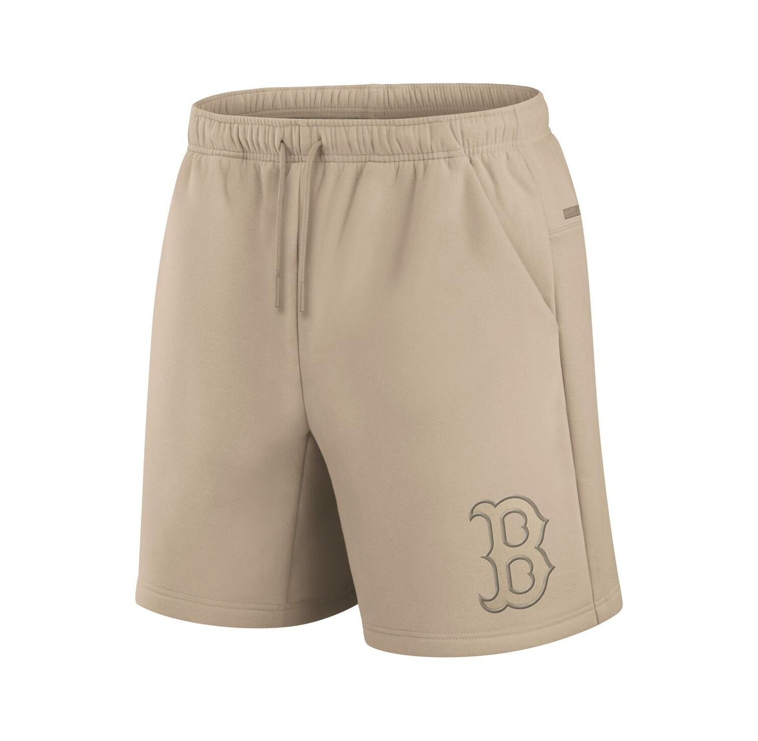 Men's and Women's Khaki Boston Red Sox Elements Super Soft Fleece Shorts
