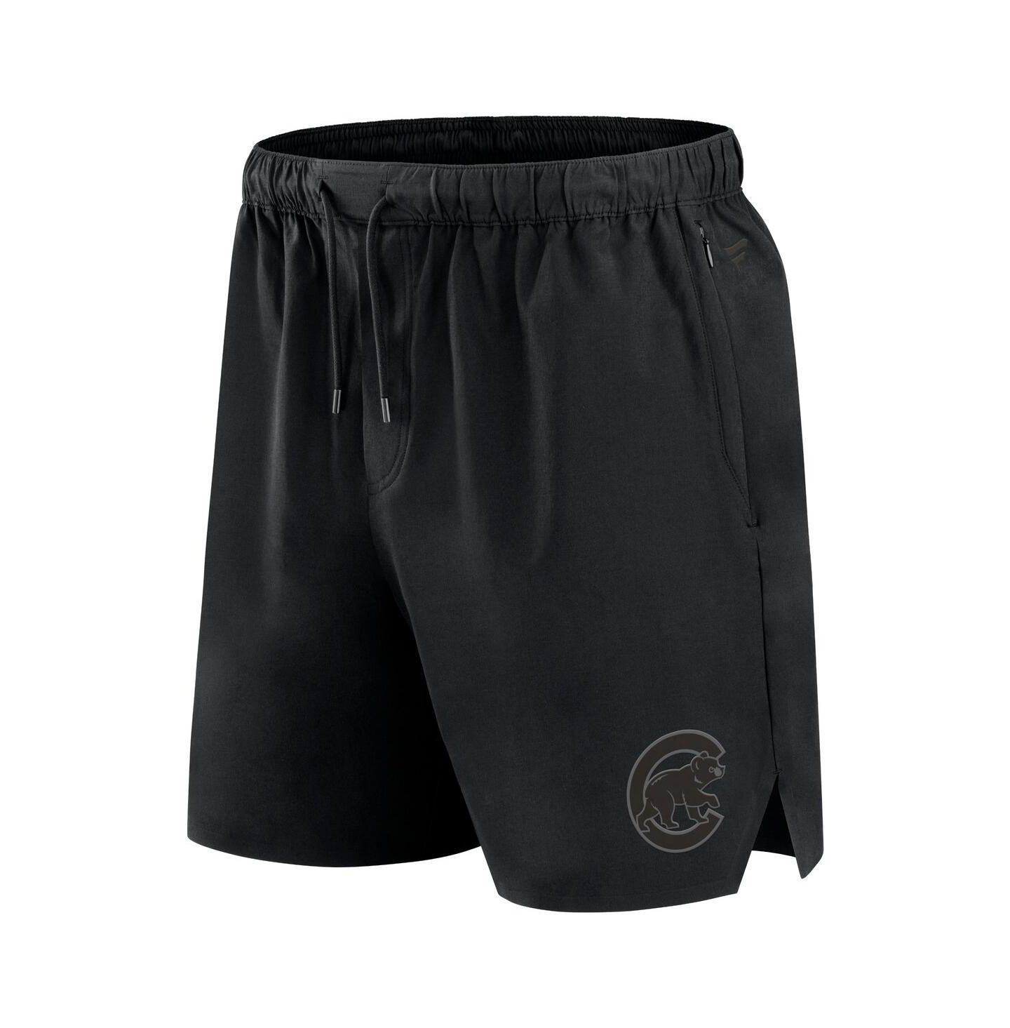 Мужские шорты Fanatics Signature Black Chicago Cubs Front Office Woven — фото 2