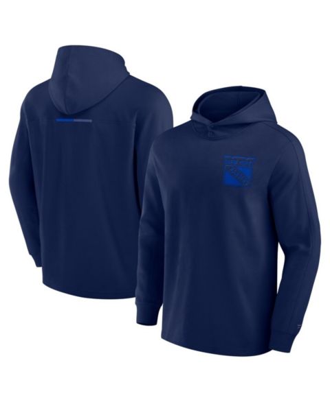 Мужское худи Fanatics Signature Navy New York Rangers Elements Lightweight Tri-Blend Fleece
