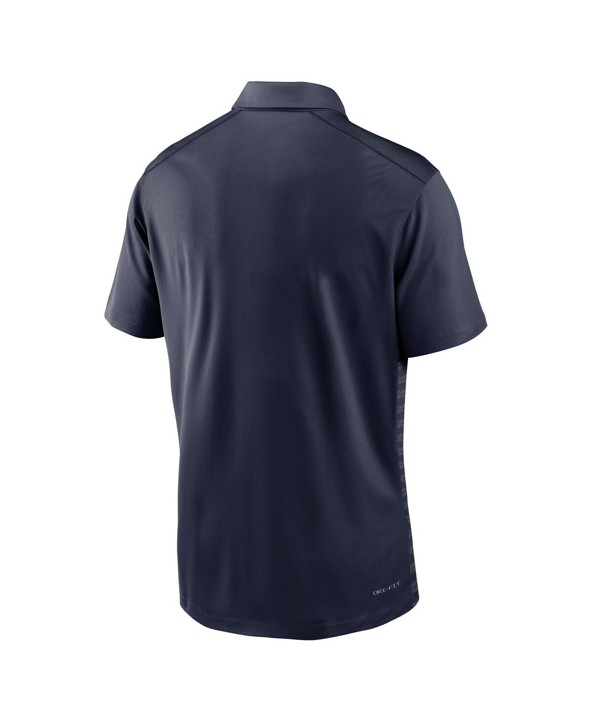 JORDAN MEN'S NAVY MICHIGAN WOLVERINES 2024 EARLY SEASON COACHES SIDELINE PERFORMANCE POLO SHIRT 