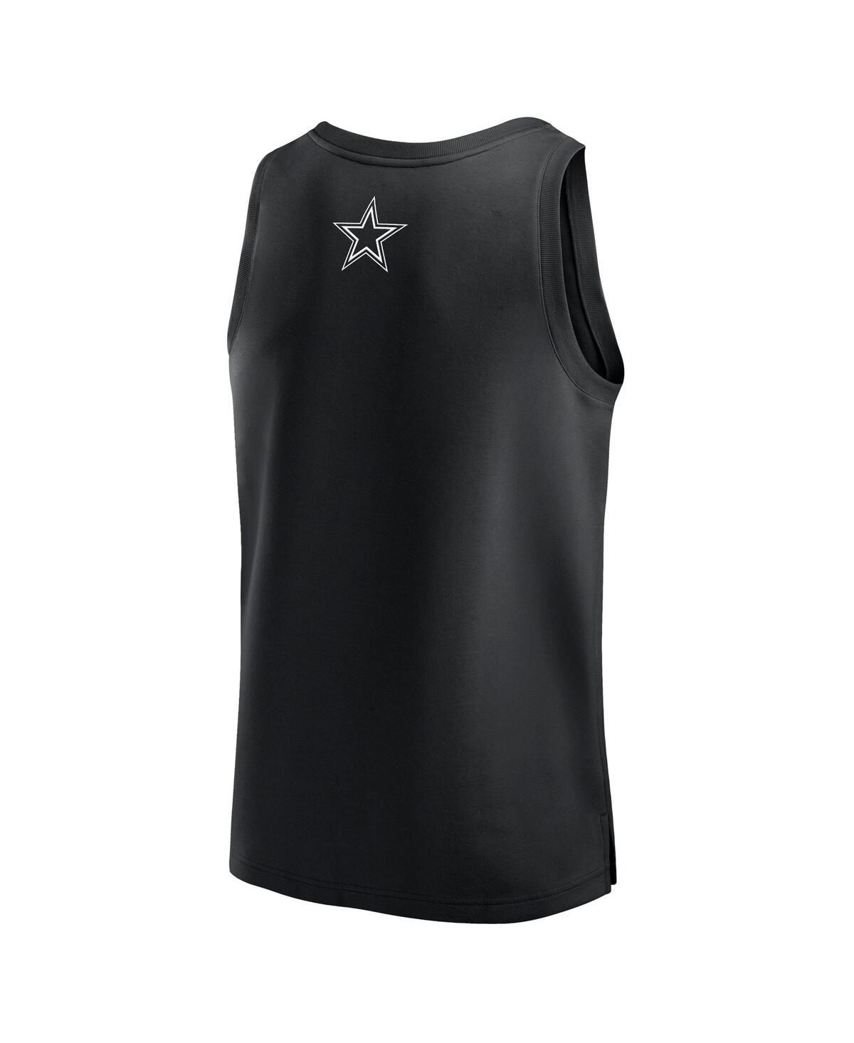 Fanatics Men's Black Dallas Cowboys Elements Tank Top In Black