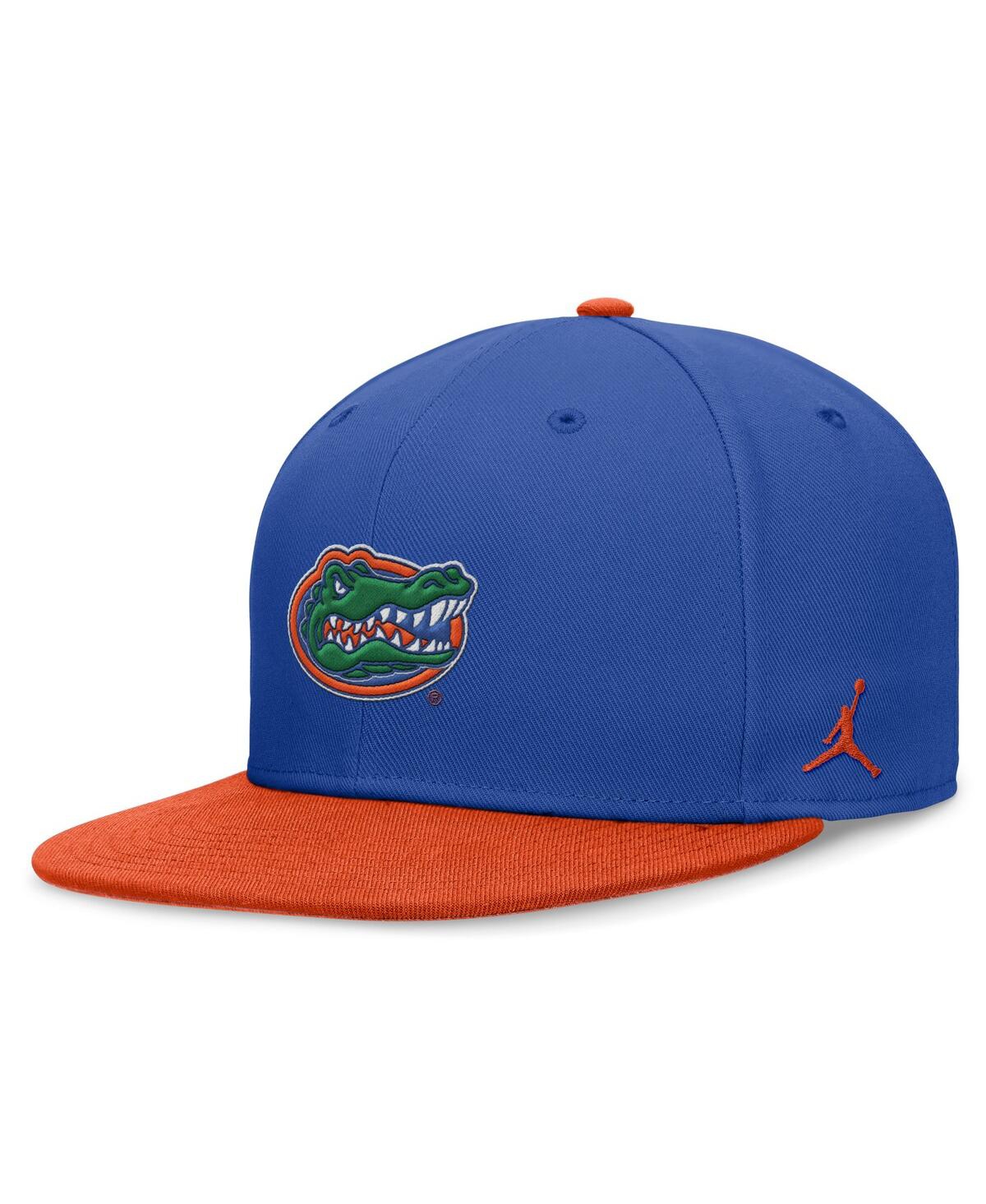 Men's Royal/Orange Florida Gators Team Logo Performance Fitted Hat - Royal, Orange