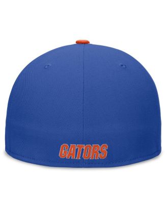Men's Royal/Orange Florida Gators Team Logo Performance Fitted Hat