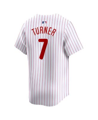 Big Boys and Girls Trea Turner White Philadelphia Phillies Home Limited Player Jersey