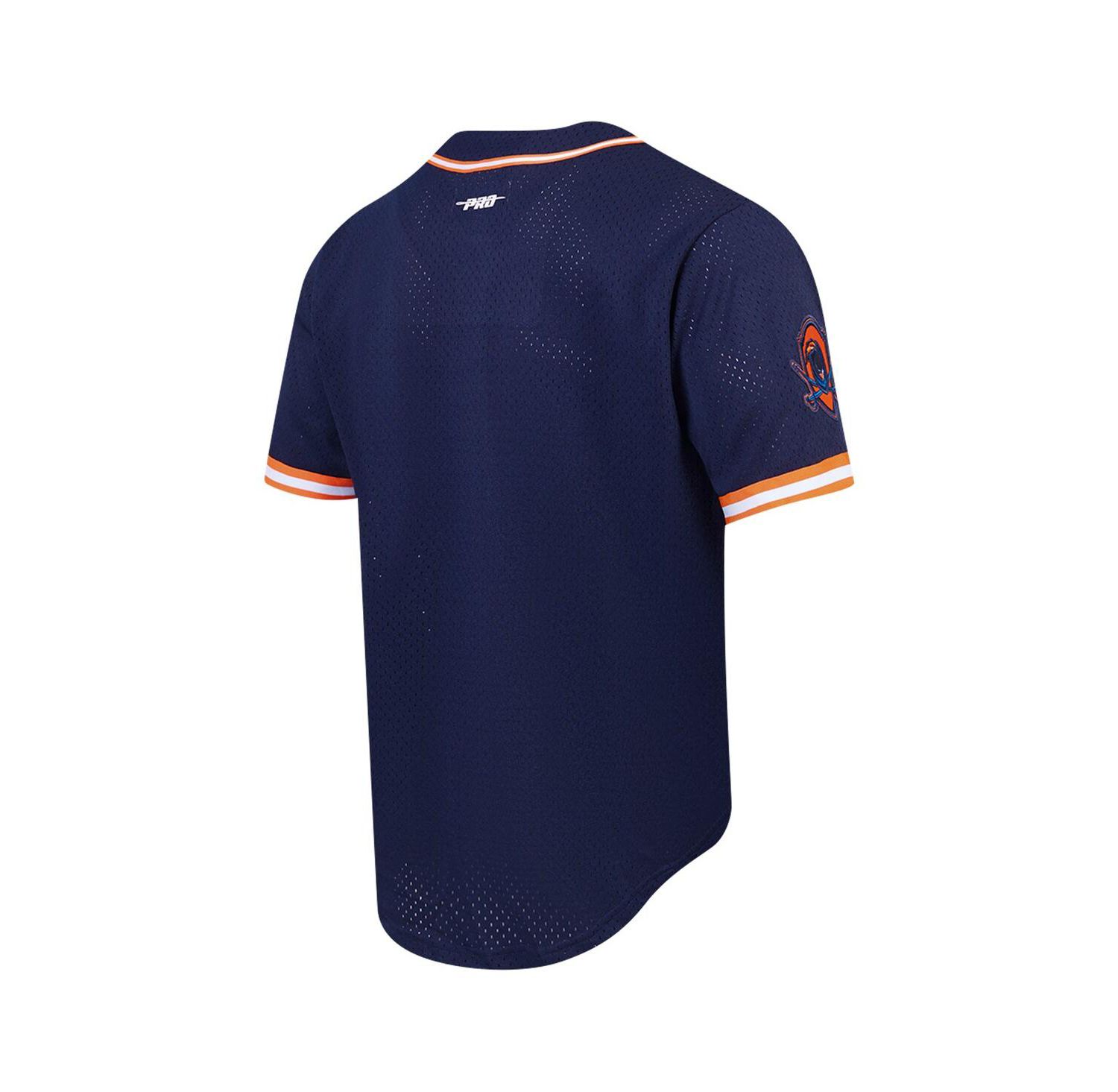 Men's Navy Virginia Cavaliers Mesh Full-Button Replica Baseball Jersey