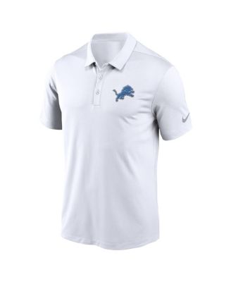 Men's White Detroit Lions Franchise Logo Performance Polo