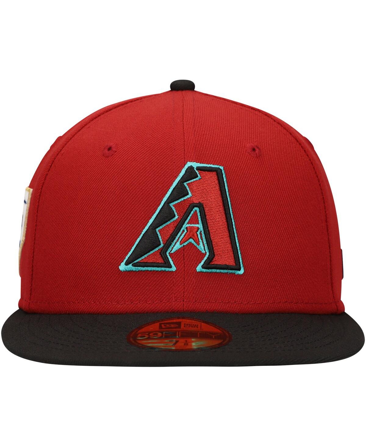NEW ERA MEN'S RED ARIZONA DIAMONDBACKS JACKIE ROBINSON DAY SIDE PATCH 59FIFTY FITTED HAT 