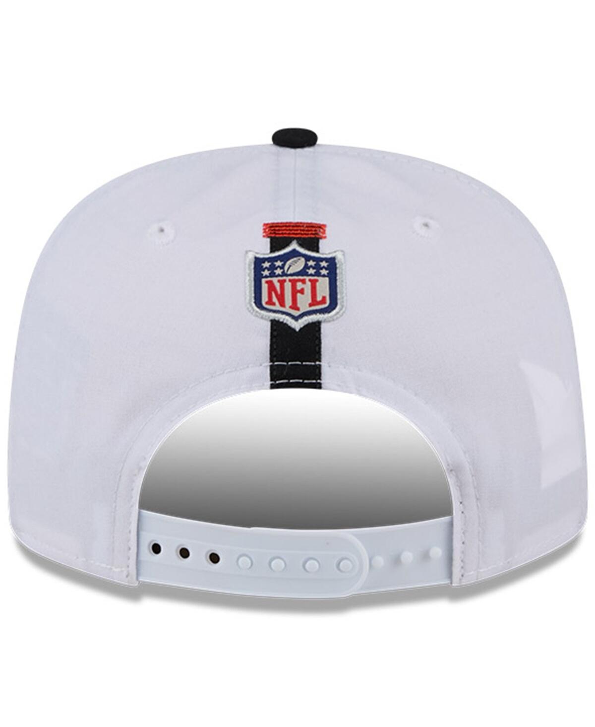 Shop New Era Men's White/black Cincinnati Bengals 2024 Nfl Training Camp Golfer Snapback Hat