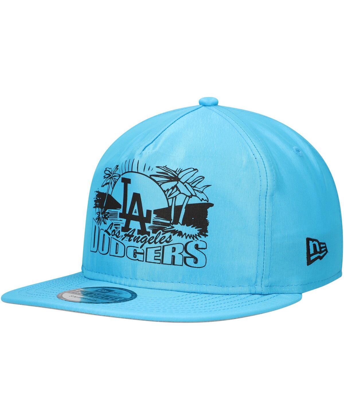 New Era Men's Blue Los Angeles Dodgers Neon Golfer Snapback Hat In Blue