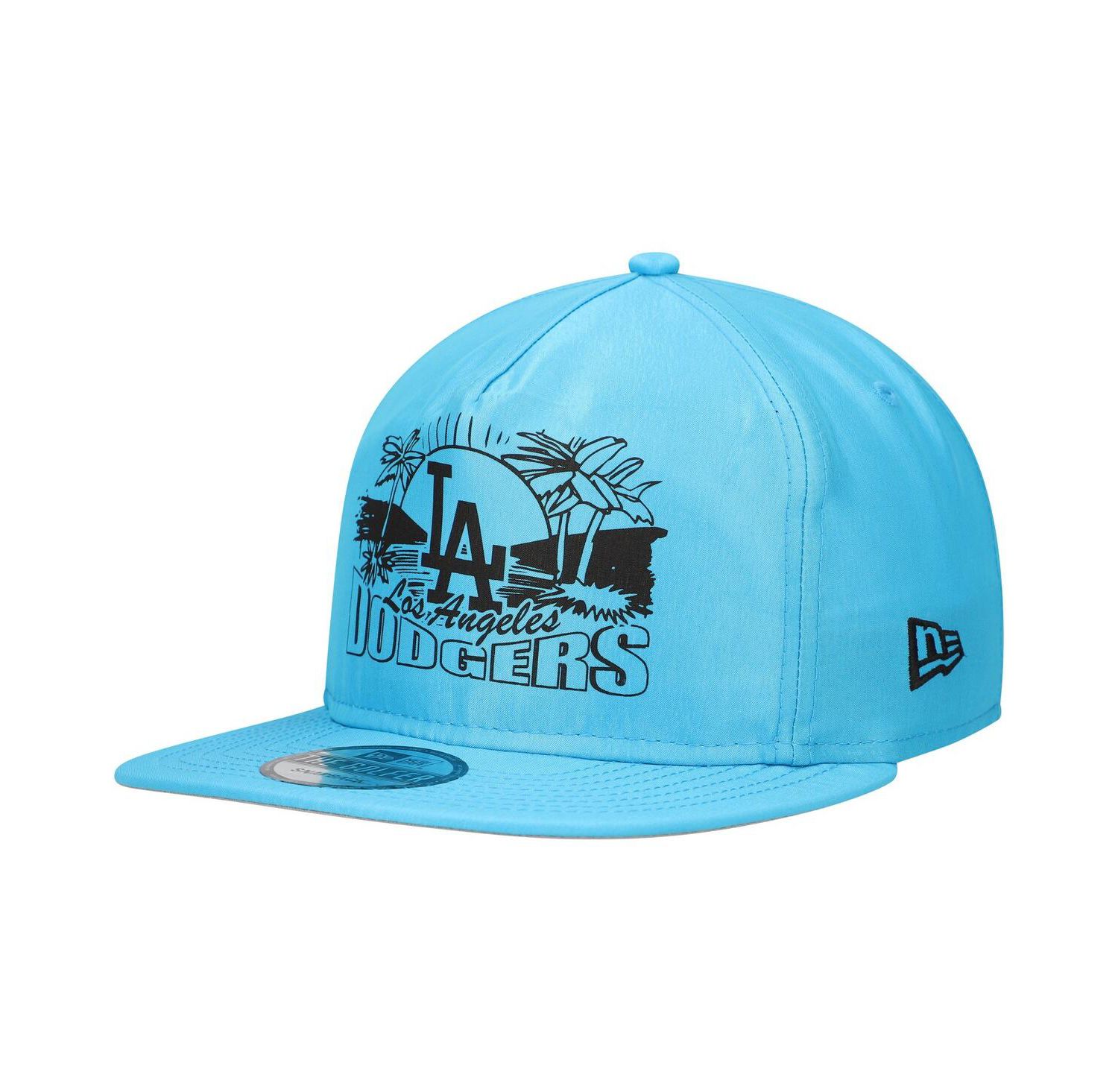 Men's Blue Los Angeles Dodgers Neon Golfer Snapback Hat