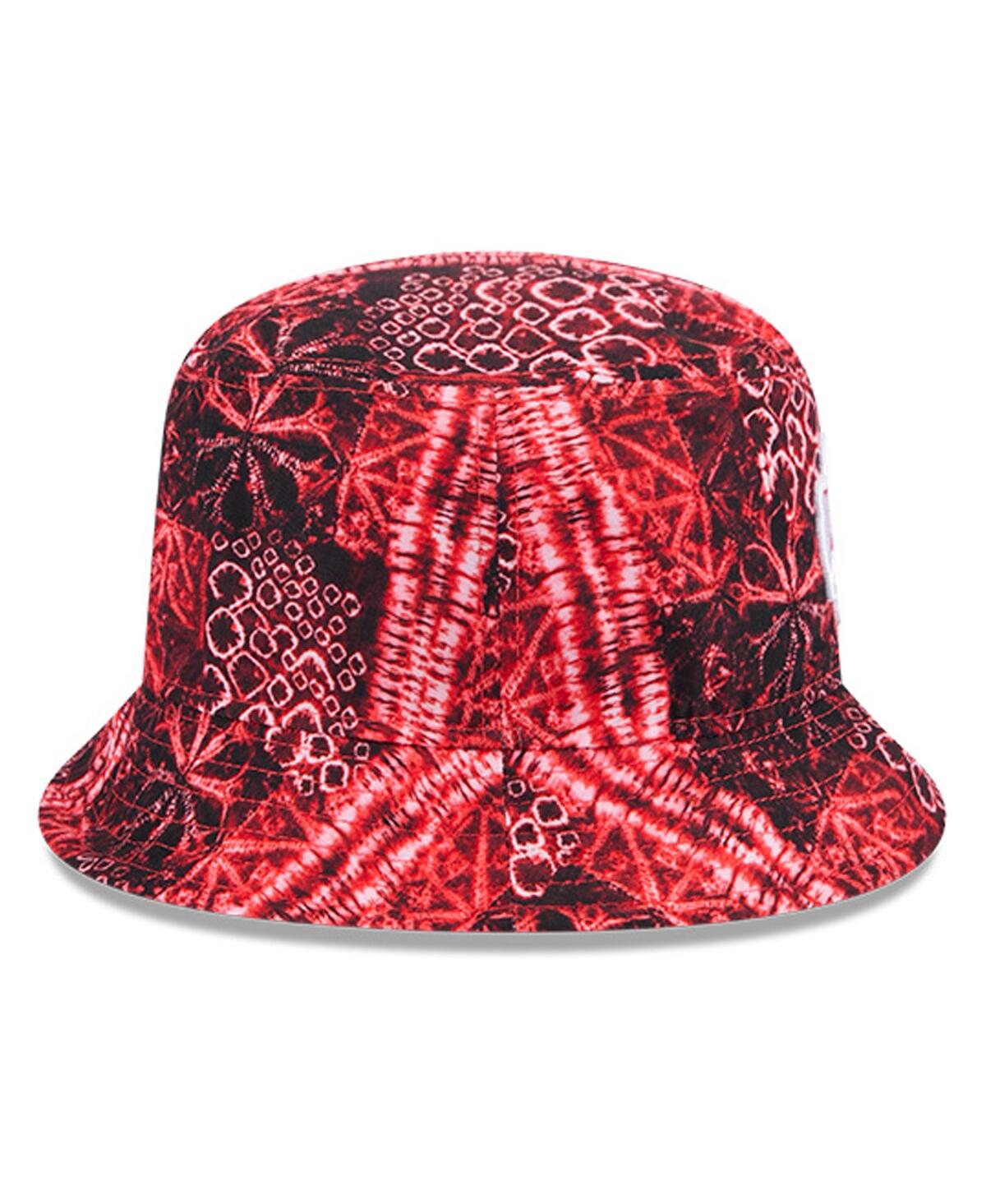 New Era Men's Red Kansas City Chiefs Shibori Bucket Hat In Red
