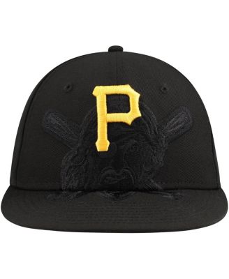 Men's Black Pittsburgh Pirates Shadow Logo 59FIFTY Fitted Hat