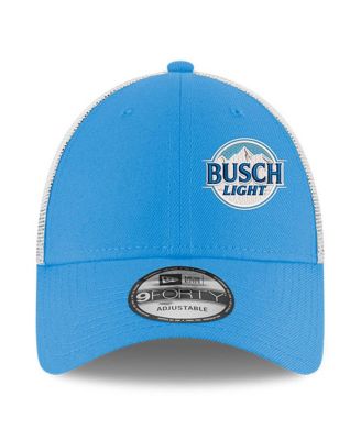 Men's Blue Ross Chastain Busch Light 9FORTY Trucker Adjustable Hat