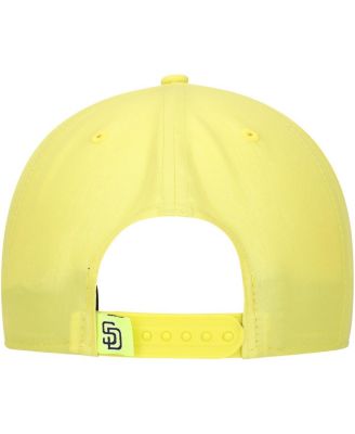 Men's Yellow San Diego Padres Neon Golfer Snapback Hat